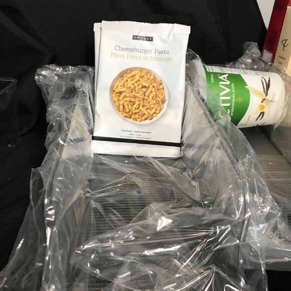 Set of 4 Fridge Storage Box Kitchen Organizer Case Bin Stackable Container Tray - Picture 5 of 10